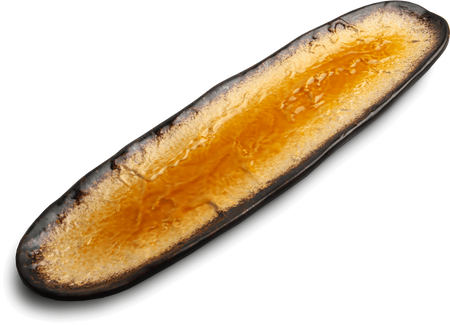 Talerz do Sushi Yaketa żółty 41x11,5 cm
