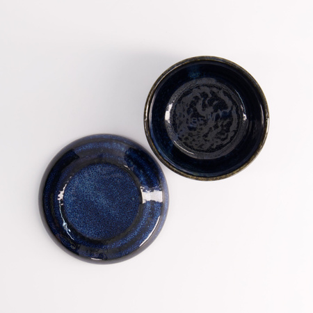 Czarka z przykrywką kubek ceramiczny Cobalt Blue 7,6x6,8 cm