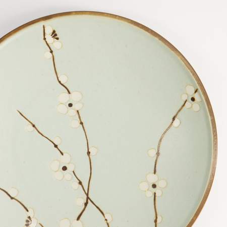 Talerz okrągły Green Sakura 23x3.cm