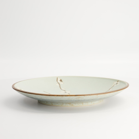 Talerz okrągły Green Sakura 23x3.cm