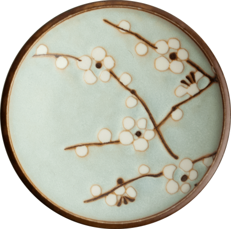 Miseczka na sos sojowy Sakura green 10x2 cm