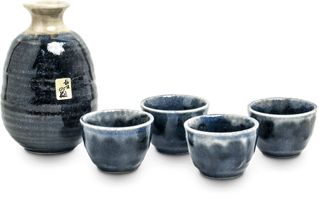 Zestaw do sake Blue Balance