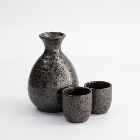 Zestaw do sake  Kuro Tetsusabi
