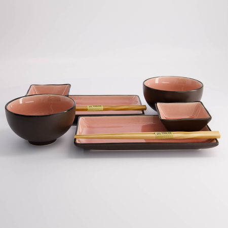 Zestaw do sushi Glassy Pink