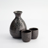 Zestaw do sake  Kuro Tetsusabi