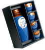 Zestaw do Sake Blue and Brown