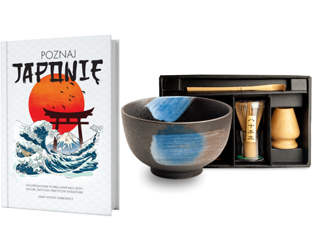 Książka Poznaj Japonie + Zestaw do matchy Kurosuishou