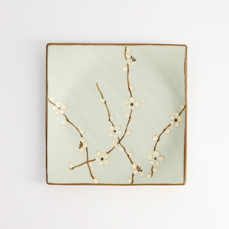 Talerz Sakura Green 17.2x17.2x2.2cm