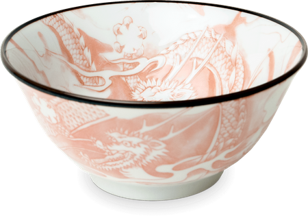 Ceramiczna miska Dragon Pink 15x6,5 cm