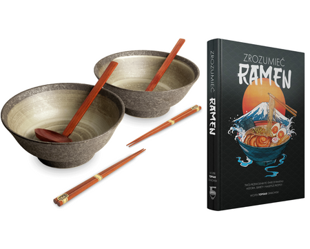 Książka zrozumieć ramen + Zestaw do ramenu Nenrin