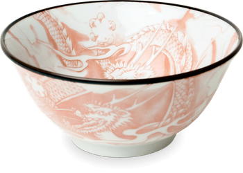 Ceramiczna miska Dragon Pink 15x6,5 cm