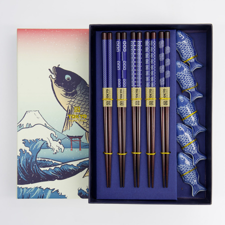 Zestaw pałeczk z podstawkami Fish 