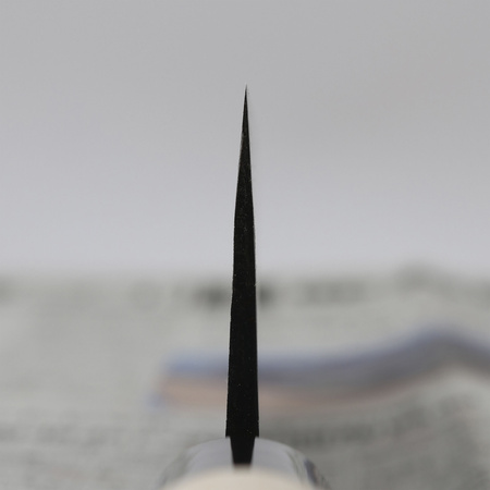Japoński noż Kanetsune Aogami#2 Kurouchi Nóż Santoku 16,5 cm