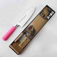 Japoński noż Satake Macaron Pink Nóż Santoku 17 cm