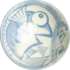 Ceramiczna Miseczka Fish 14x6,5 cm