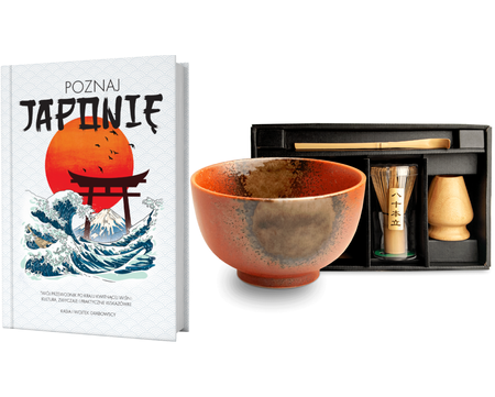 Książka Poznaj Japonie + Zestaw do matchy Akayuu