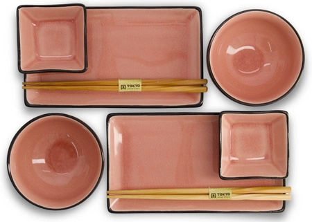Zestaw do sushi Glassy Pink