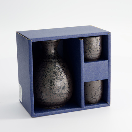 Zestaw do sake  Kuro Tetsusabi