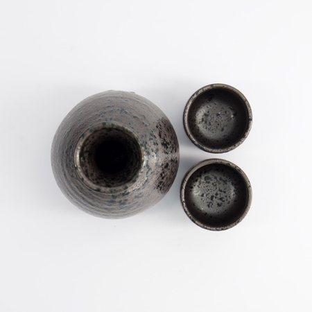 Zestaw do sake  Kuro Tetsusabi