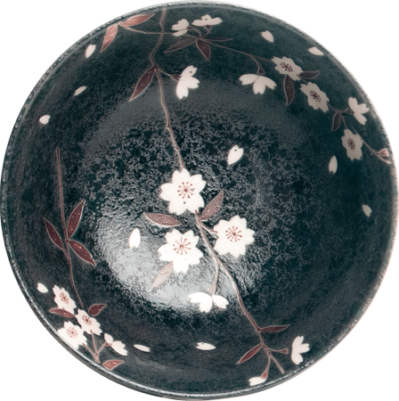Miska do zupy Sakura Black 17x9 cm