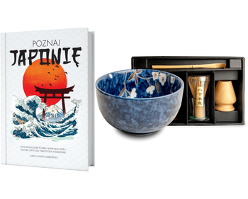 Książka Poznaj Japonie + Zestaw do matchy Anemone