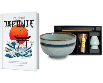 Książka Poznaj Japonie + Zestaw do matchy Wasabi