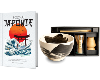 Książka Poznaj Japonie + Zestaw do matchy Shiro Kuro