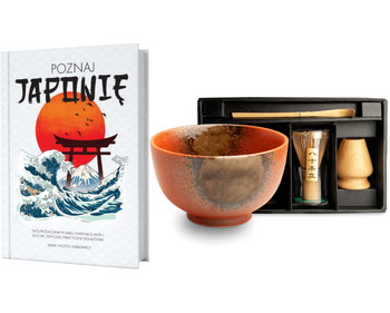 Książka Poznaj Japonie + Zestaw do matchy Akayuu